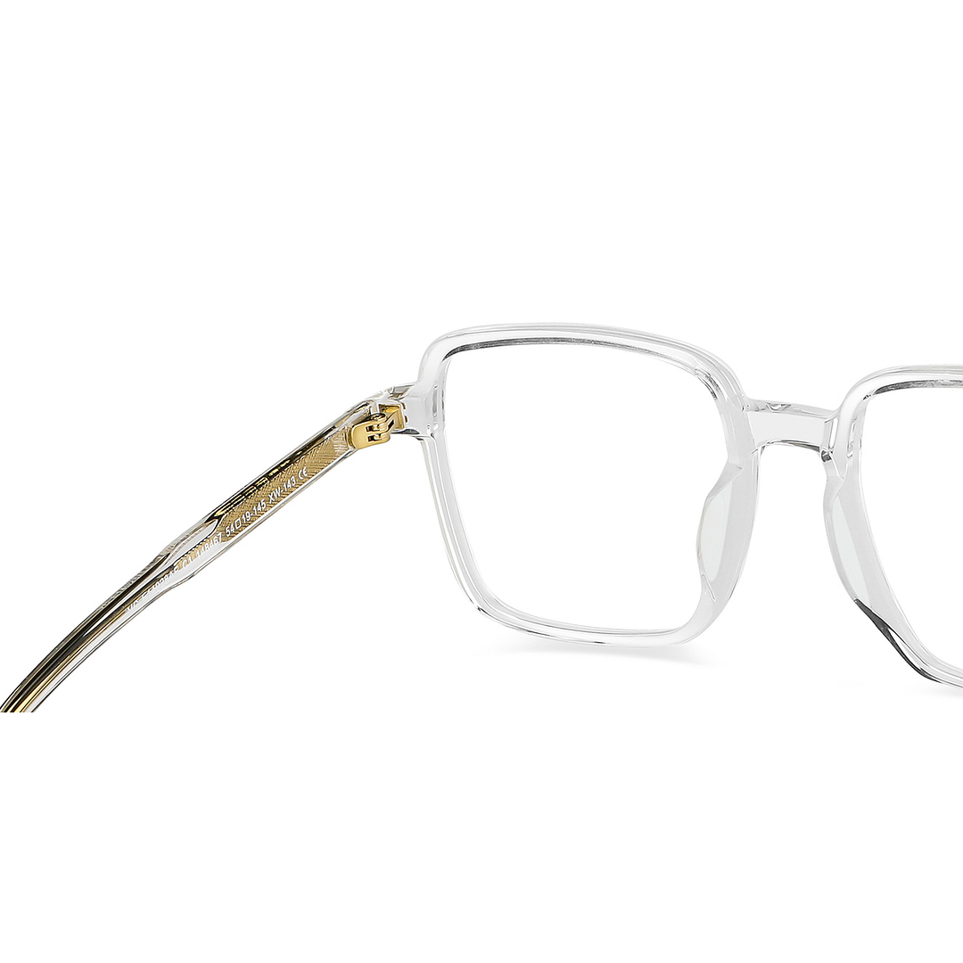 Vincent Chase Online Crystal Transparent Full Rim Square right side