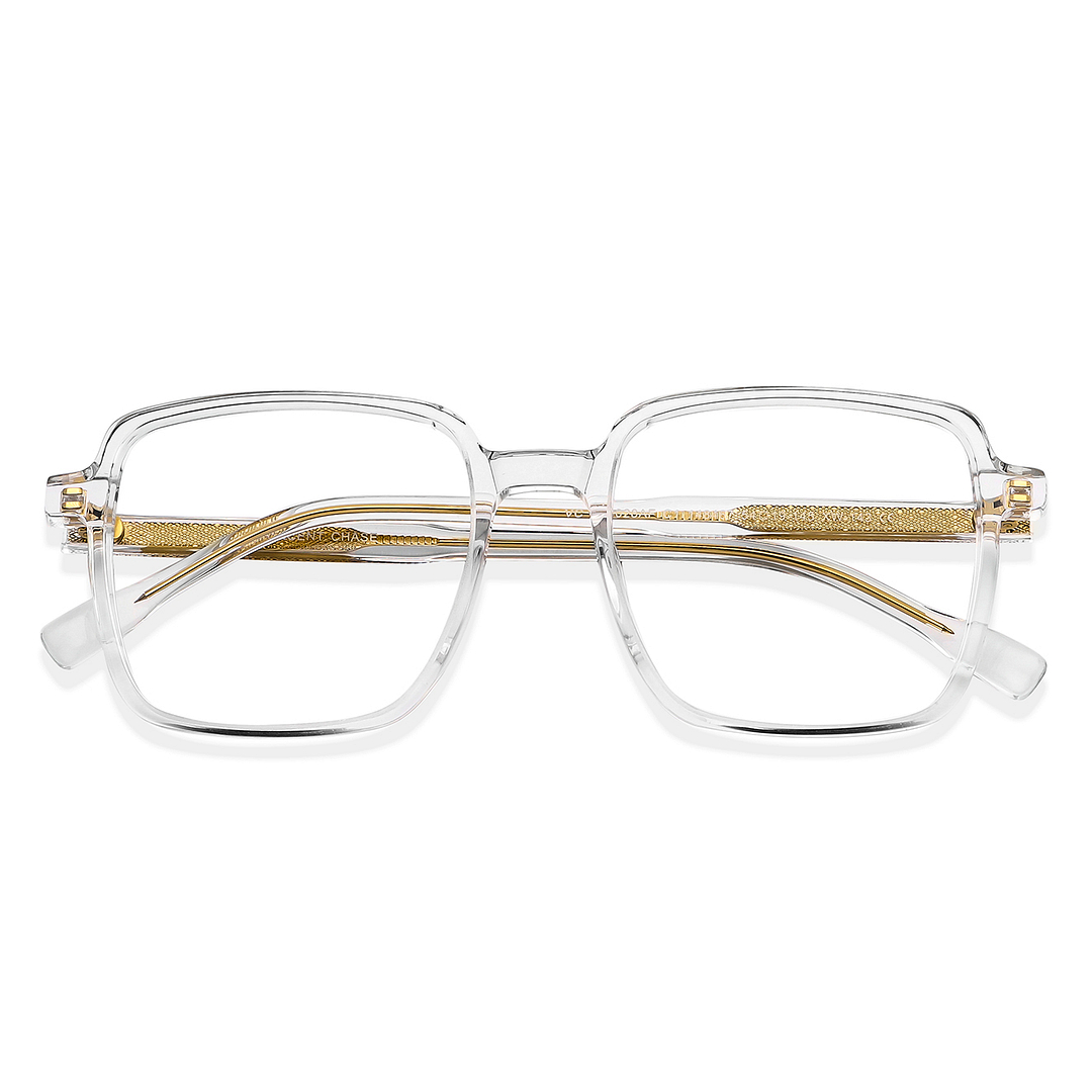 Vincent Chase Online Crystal Transparent Full Rim Square left side