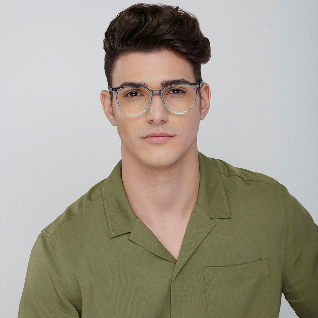 Vincent Chase Online Sky Blue Full Rim Round right side