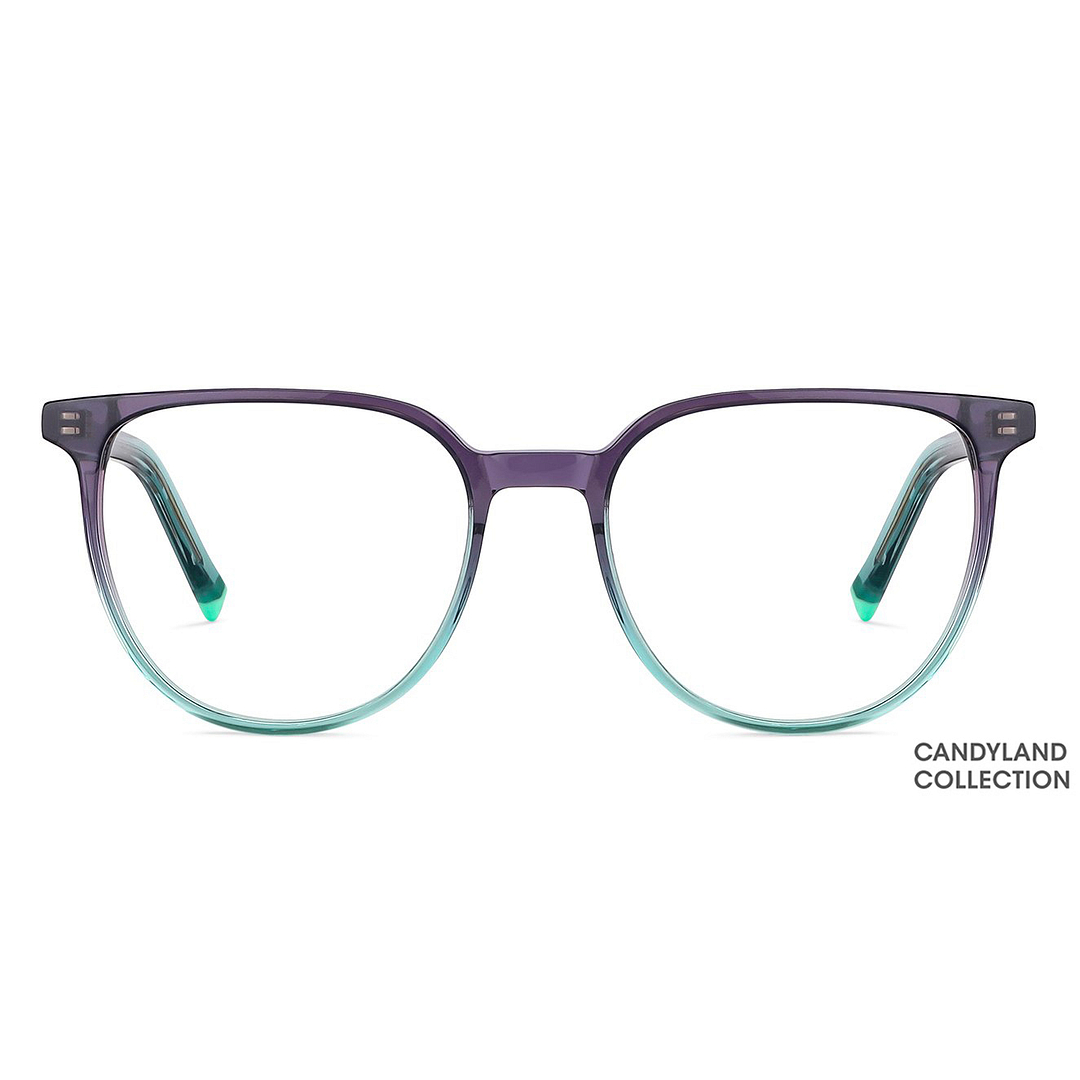 Vincent Chase Online Sky Blue Full Rim Round left side
