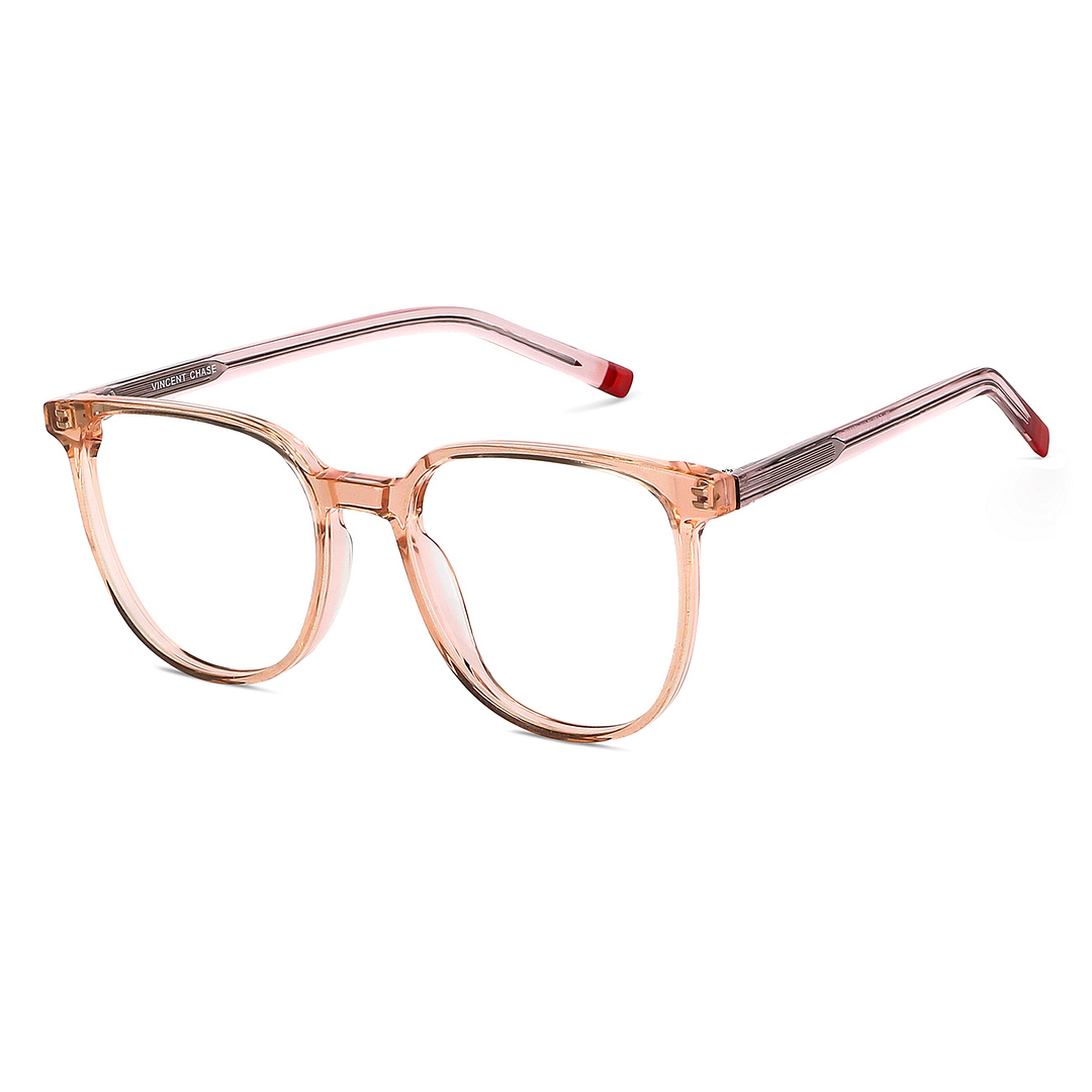Vincent Chase Online Pink Transparent Full Rim Round right side