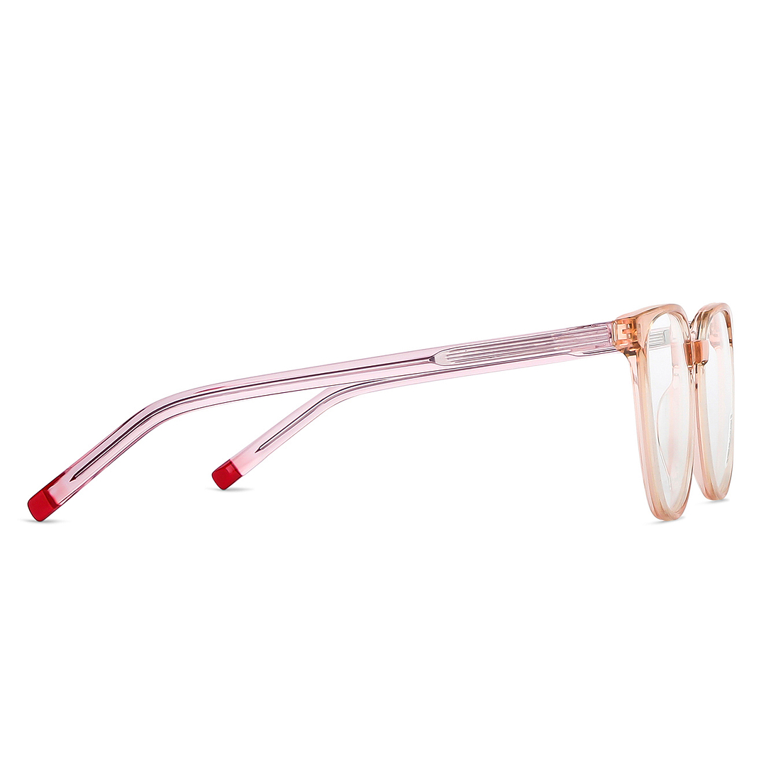 Vincent Chase Online Pink Transparent Full Rim Round left side