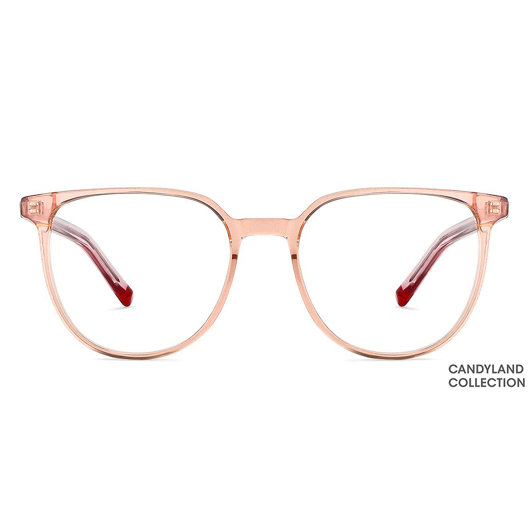Vincent Chase Online Pink Transparent Full Rim Round left side