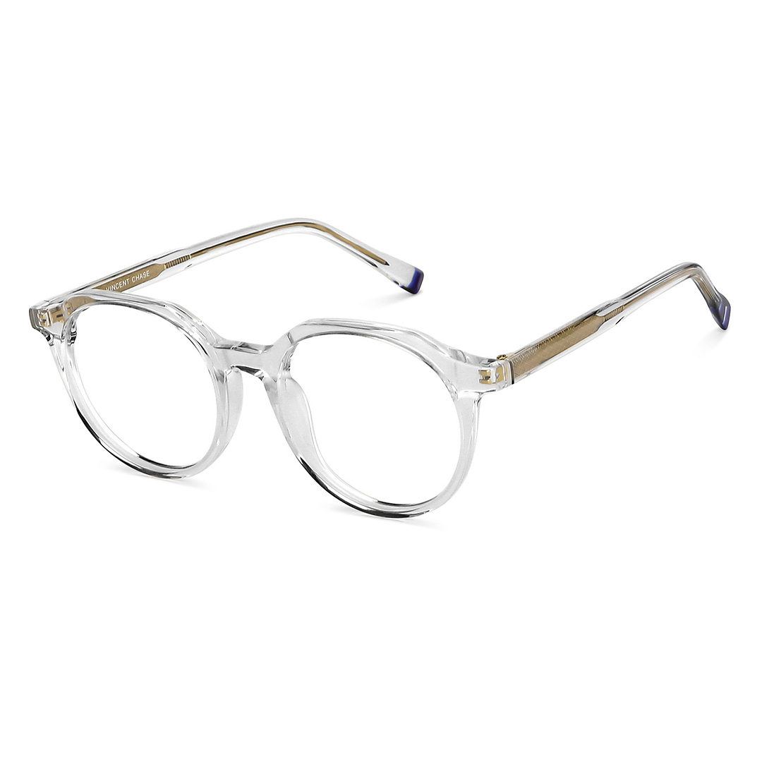 Vincent Chase Online Crystal Transparent Full Rim Geometric right side