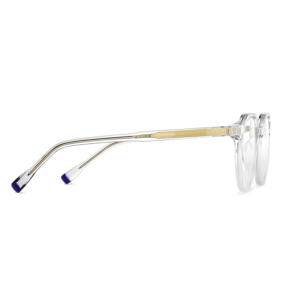 Vincent Chase Online Crystal Transparent Full Rim Geometric left side