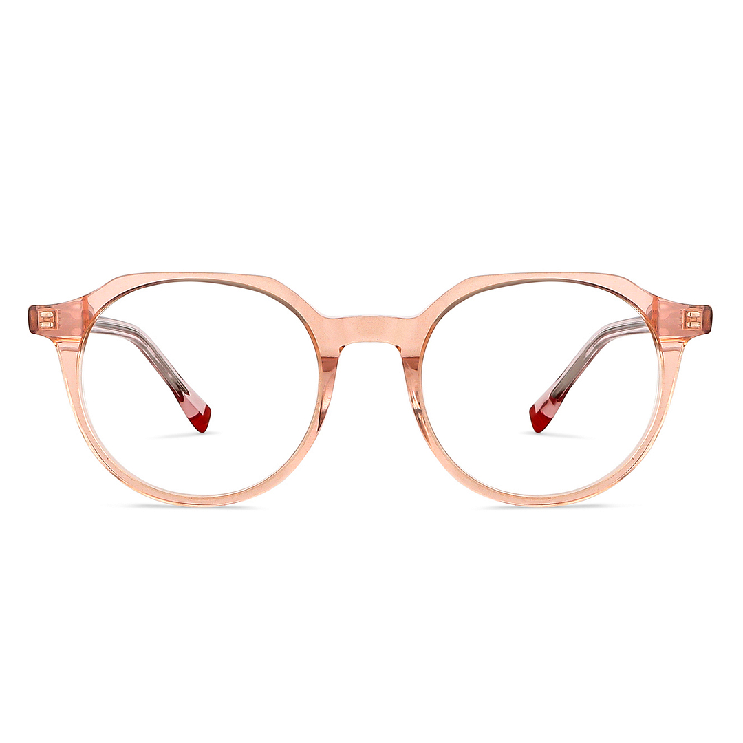 Vincent Chase Online Pink Transparent Full Rim Round right side
