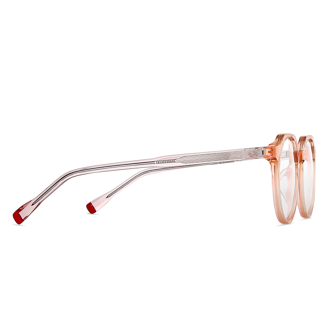 Vincent Chase Online Pink Transparent Full Rim Round left side