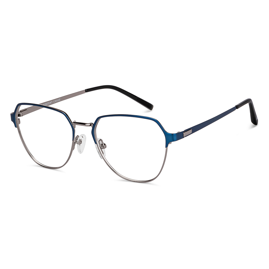 Vincent Chase Online Sky Blue Full Rim Geometric right side