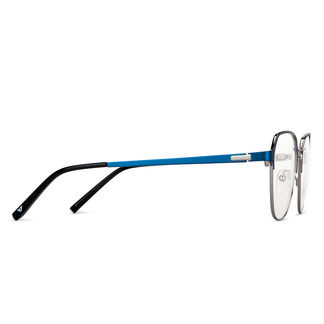 Vincent Chase Online Sky Blue Full Rim Geometric left side