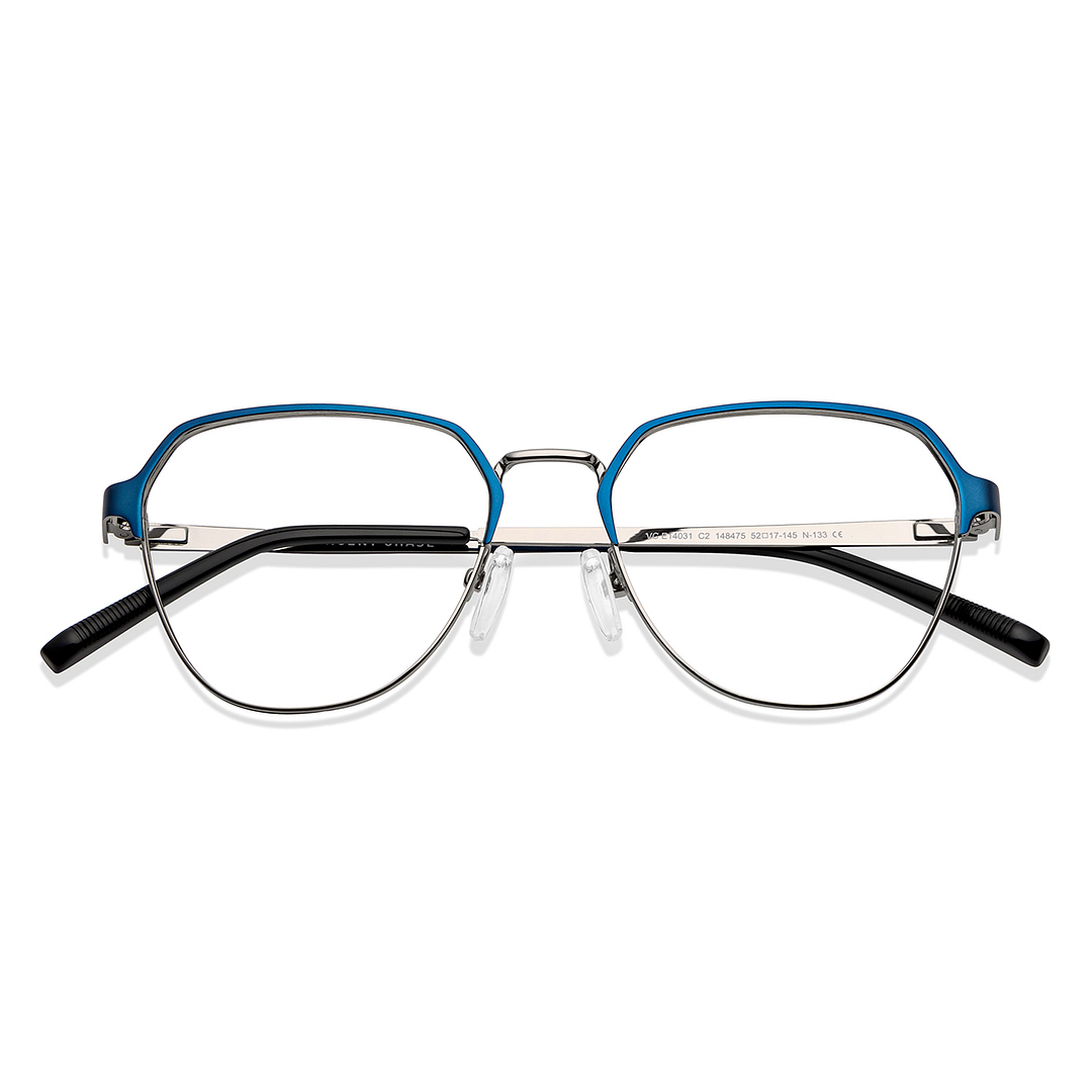 Vincent Chase Online Sky Blue Full Rim Geometric left side
