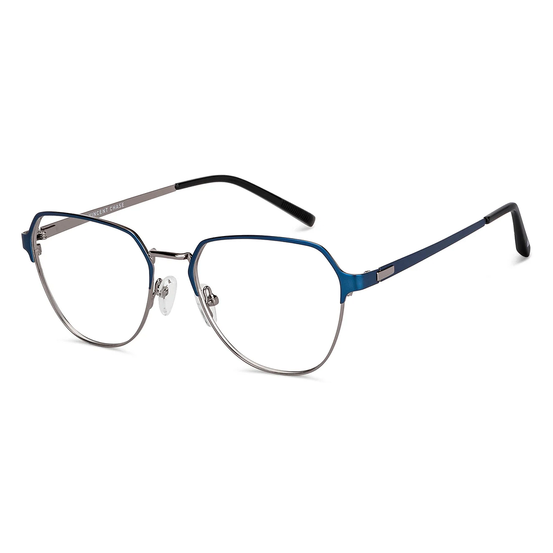 Vincent Chase Online Sky Blue Full Rim Geometric right side