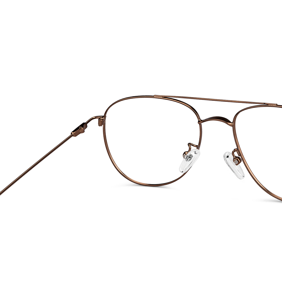 Vincent Chase Online Dark Brown Full Rim Aviator right side