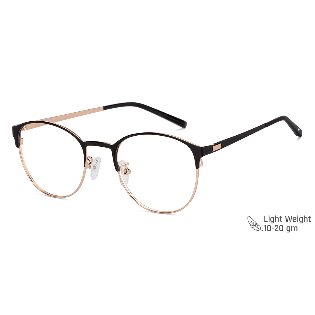 Vincent Chase Online Black Full Rim Cat Eye left side