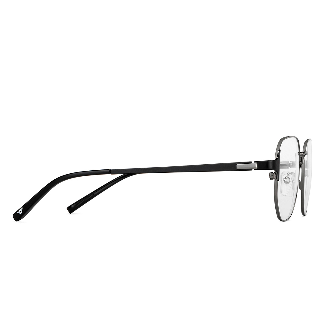 Vincent Chase Online Mid Gunmetal Full Rim Geometric left side