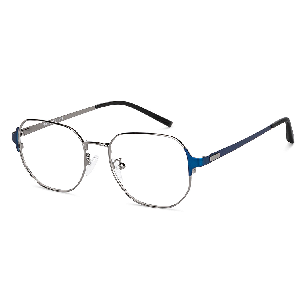 Vincent Chase Online Sky Blue Full Rim Geometric right side