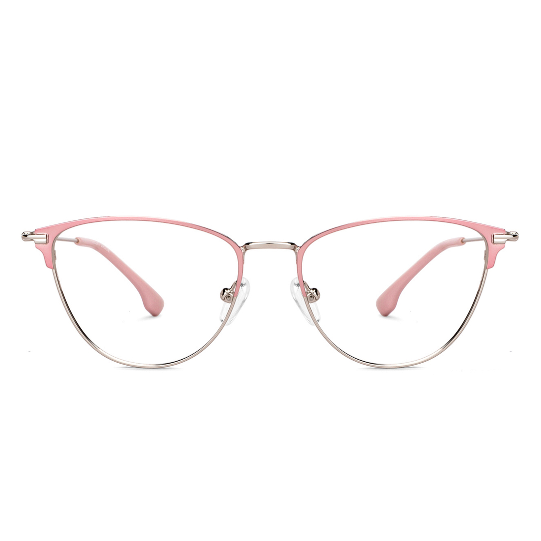 Vincent Chase Online Silver Full Rim Cat Eye left side