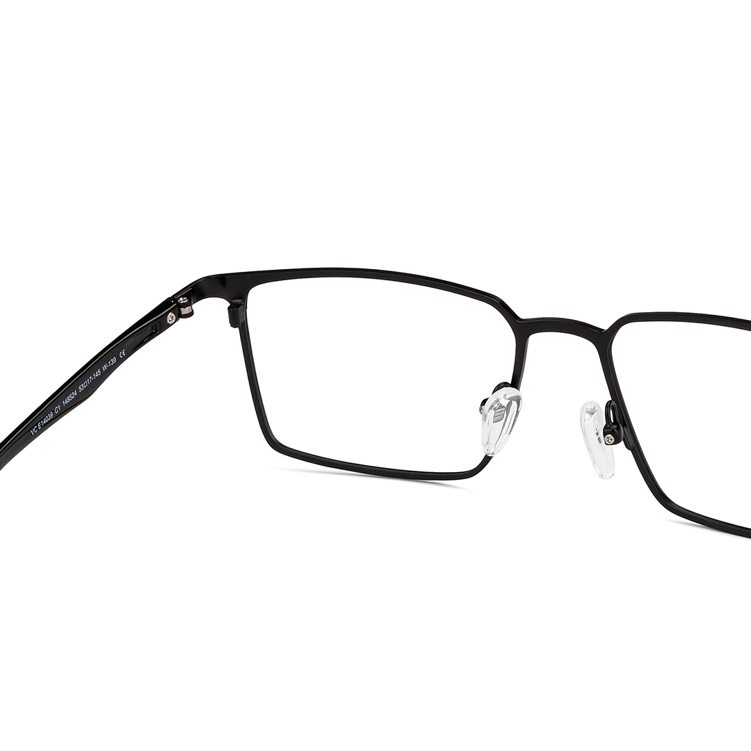Vincent Chase Black Full Rim Rectangle right side
