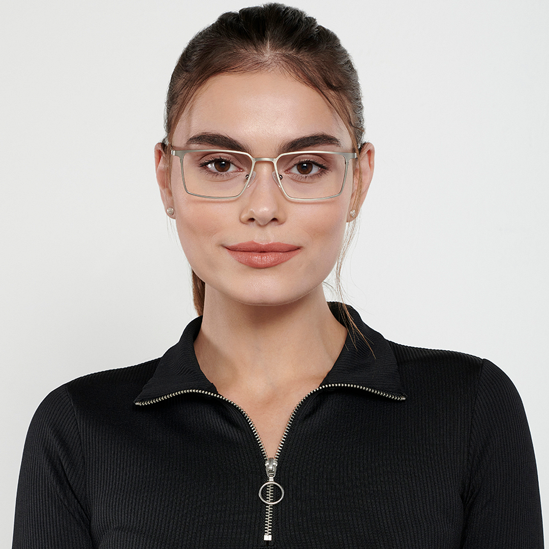 Vincent Chase Online Silver Full Rim Rectangle right side