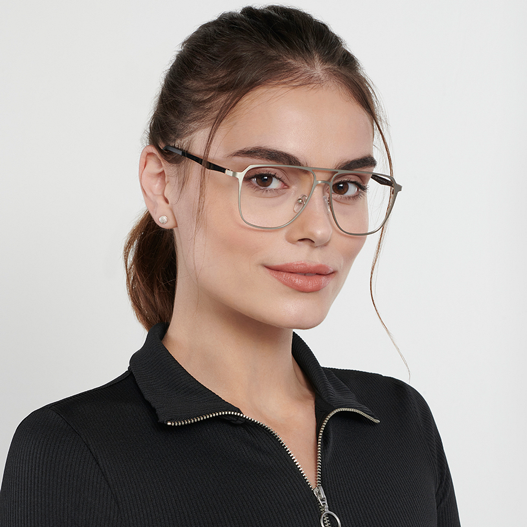 Vincent Chase Online Silver Full Rim Square right side
