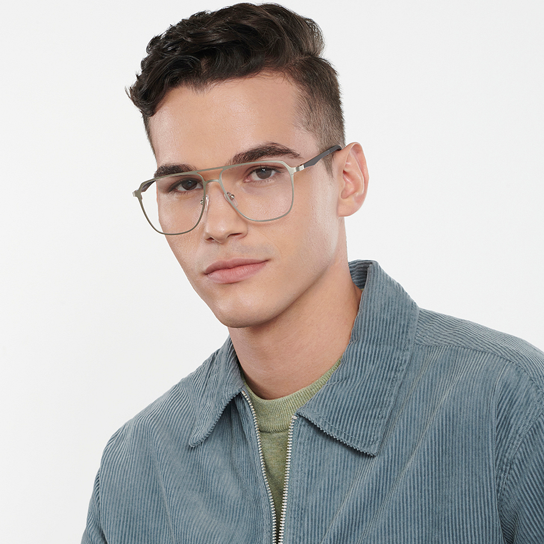 Vincent Chase Online Silver Full Rim Square right side