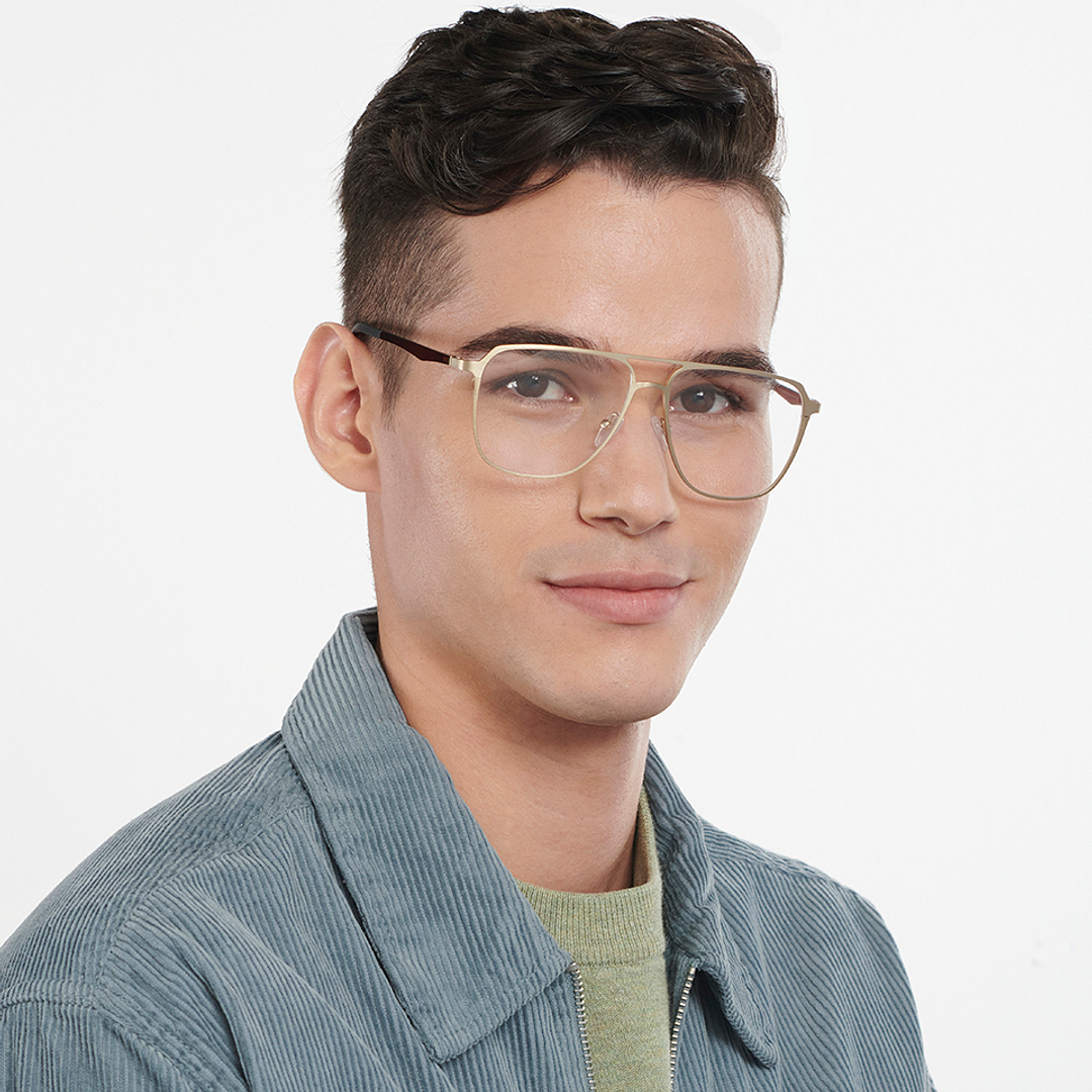 Vincent Chase Online Gold Full Rim Square right side