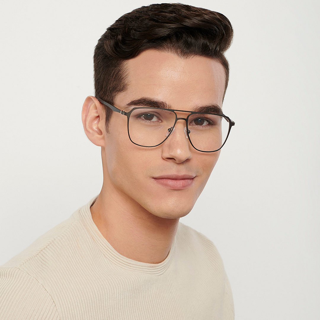 Vincent Chase Online Mid Gunmetal Full Rim Square right side