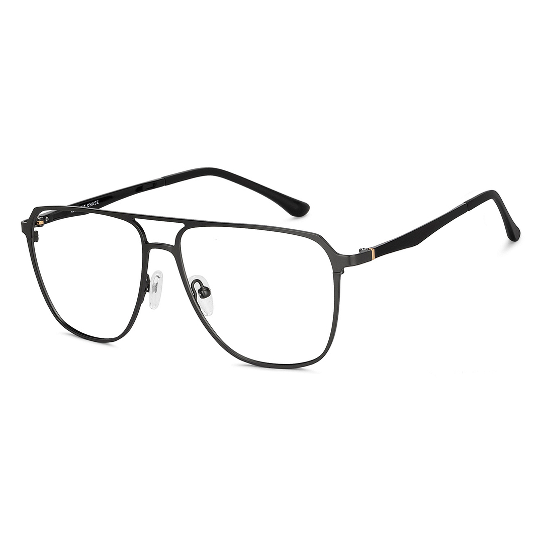Vincent Chase Online Mid Gunmetal Full Rim Square left side