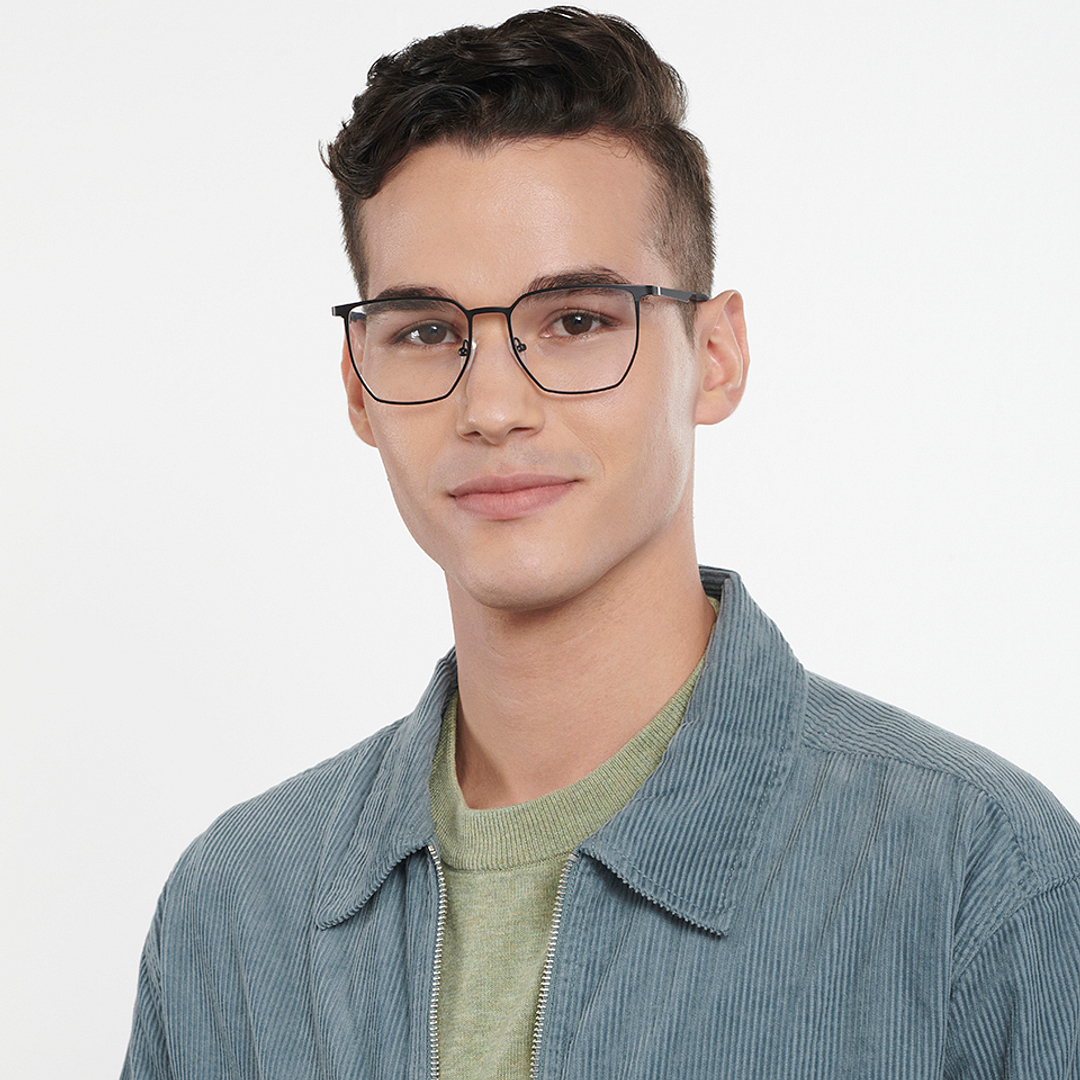 Vincent Chase Online Black Full Rim Geometric right side