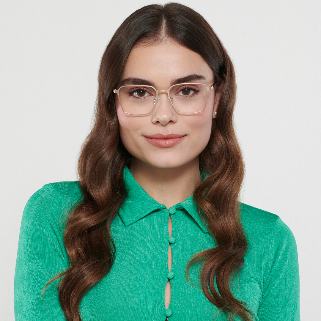 Vincent Chase Online Gold Full Rim Square left side