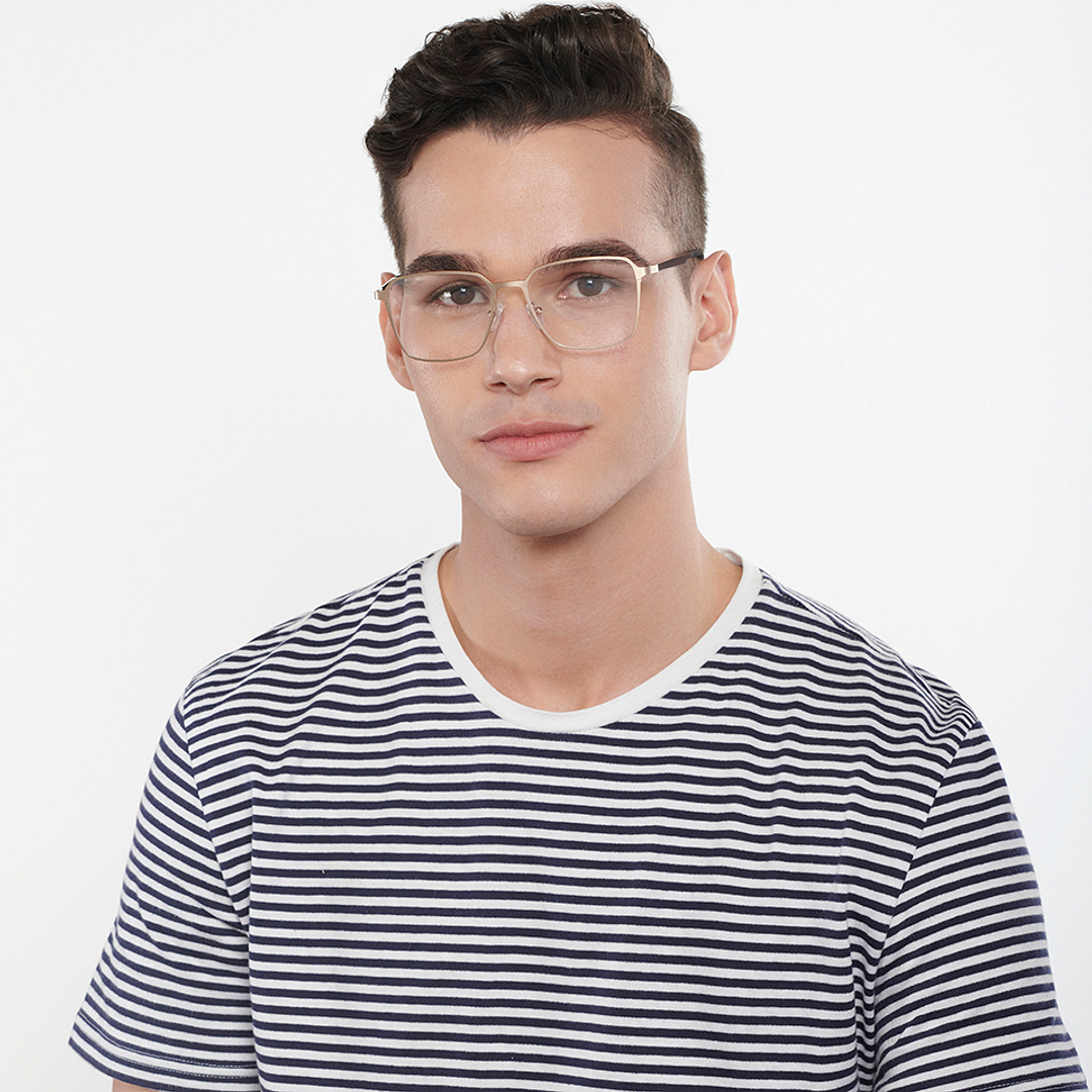 Vincent Chase Online Gold Full Rim Square right side