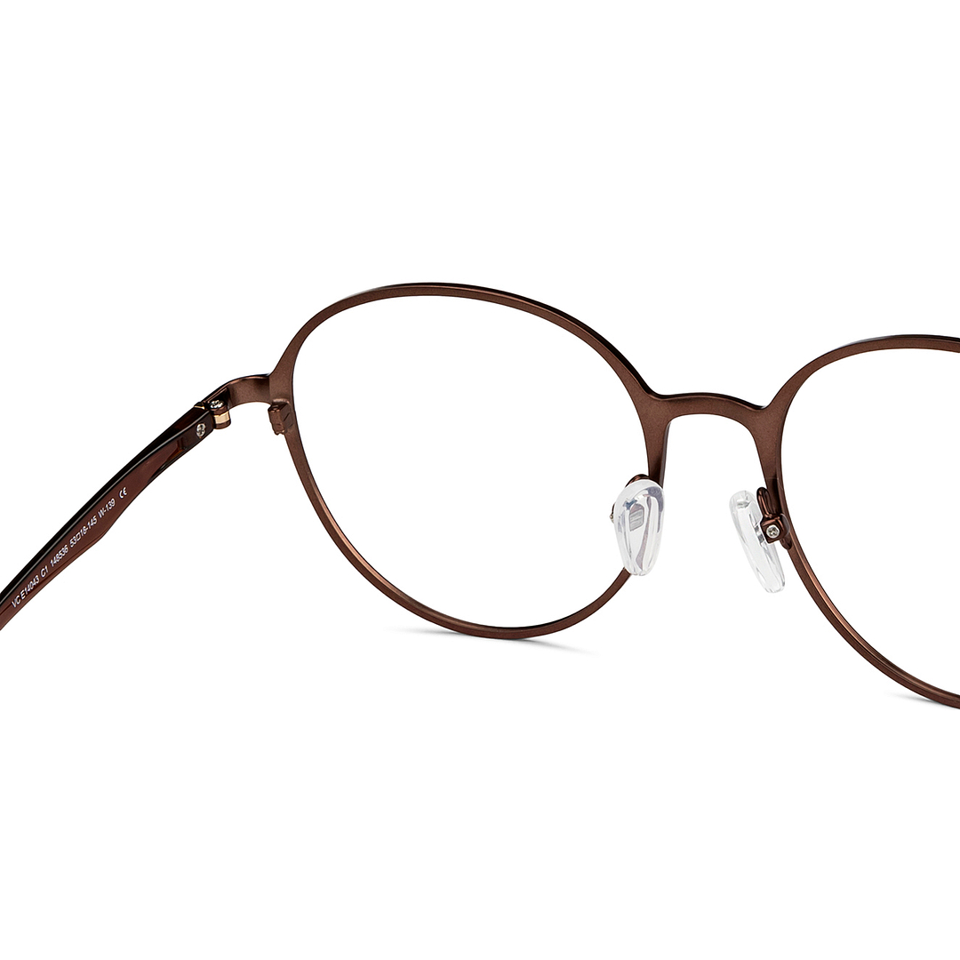 Vincent Chase Online Light Brown Full Rim Round right side