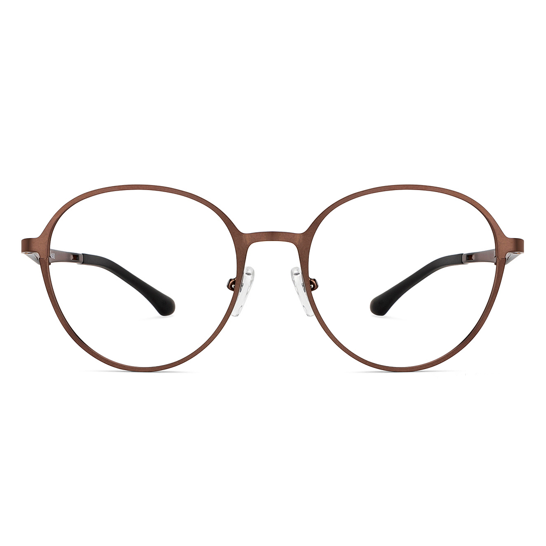 Vincent Chase Online Light Brown Full Rim Round left side