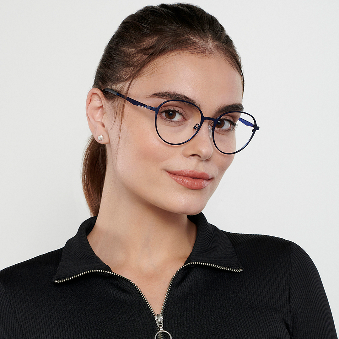 Vincent Chase Online Sky Blue Full Rim Round right side