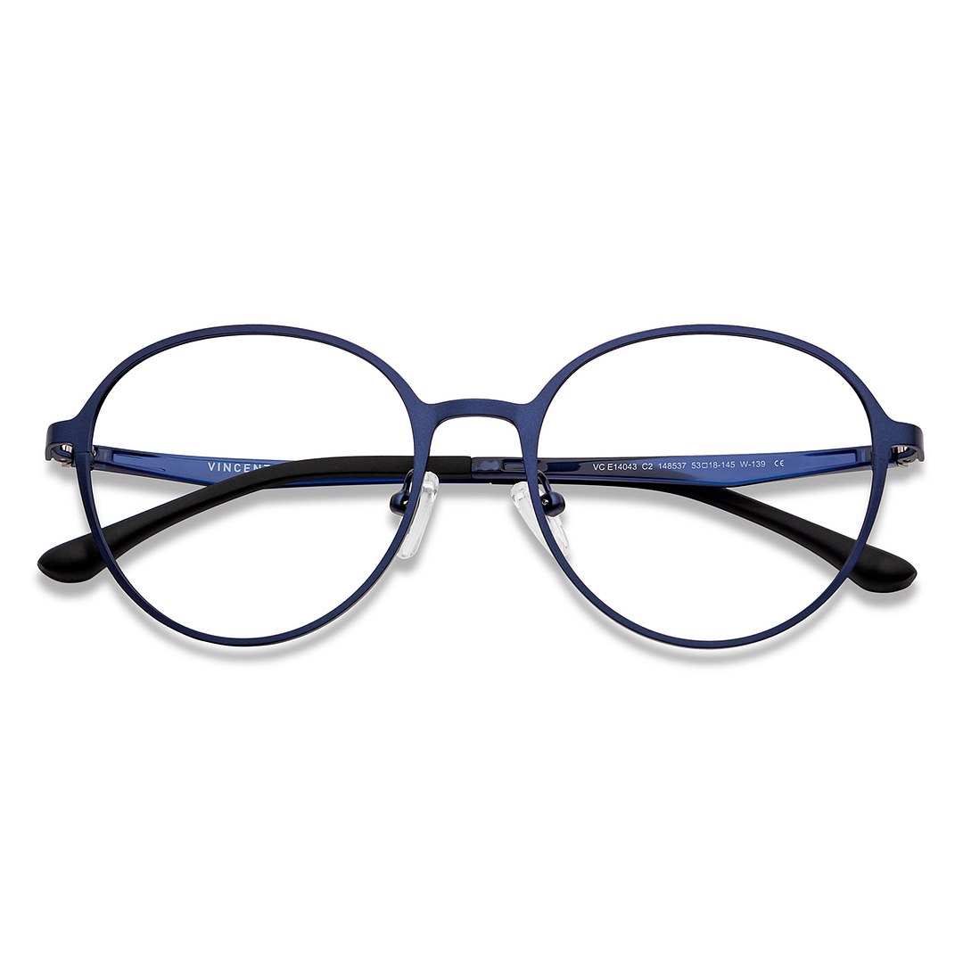 Vincent Chase Online Sky Blue Full Rim Round left side