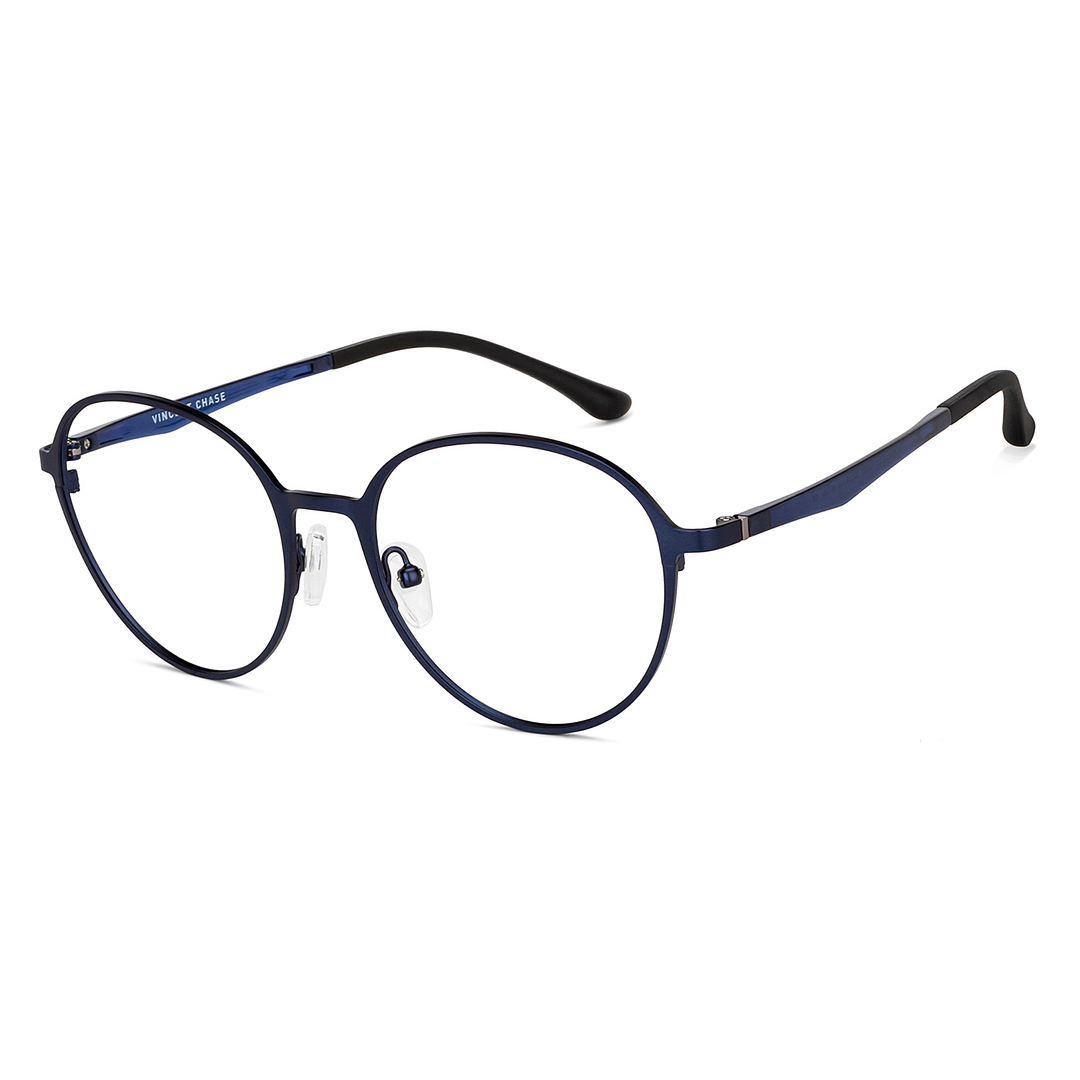 Vincent Chase Online Sky Blue Full Rim Round right side