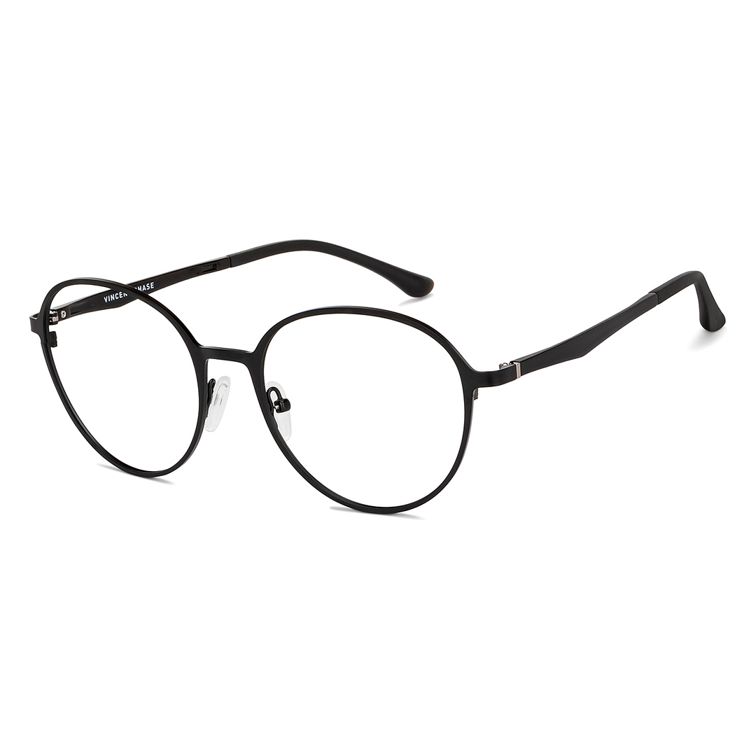 Vincent Chase Online Black Full Rim Round right side