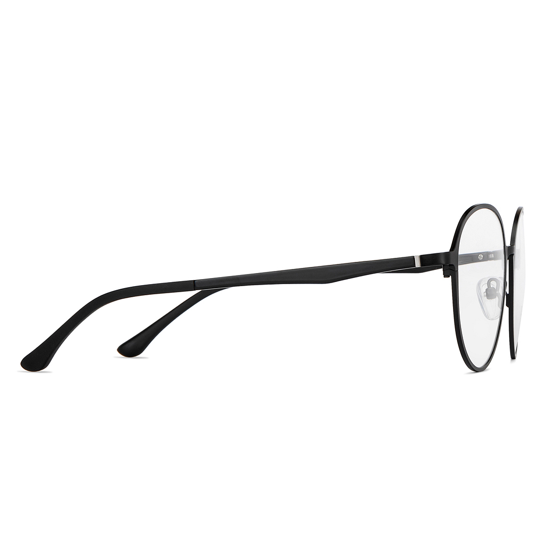 Vincent Chase Online Black Full Rim Round left side