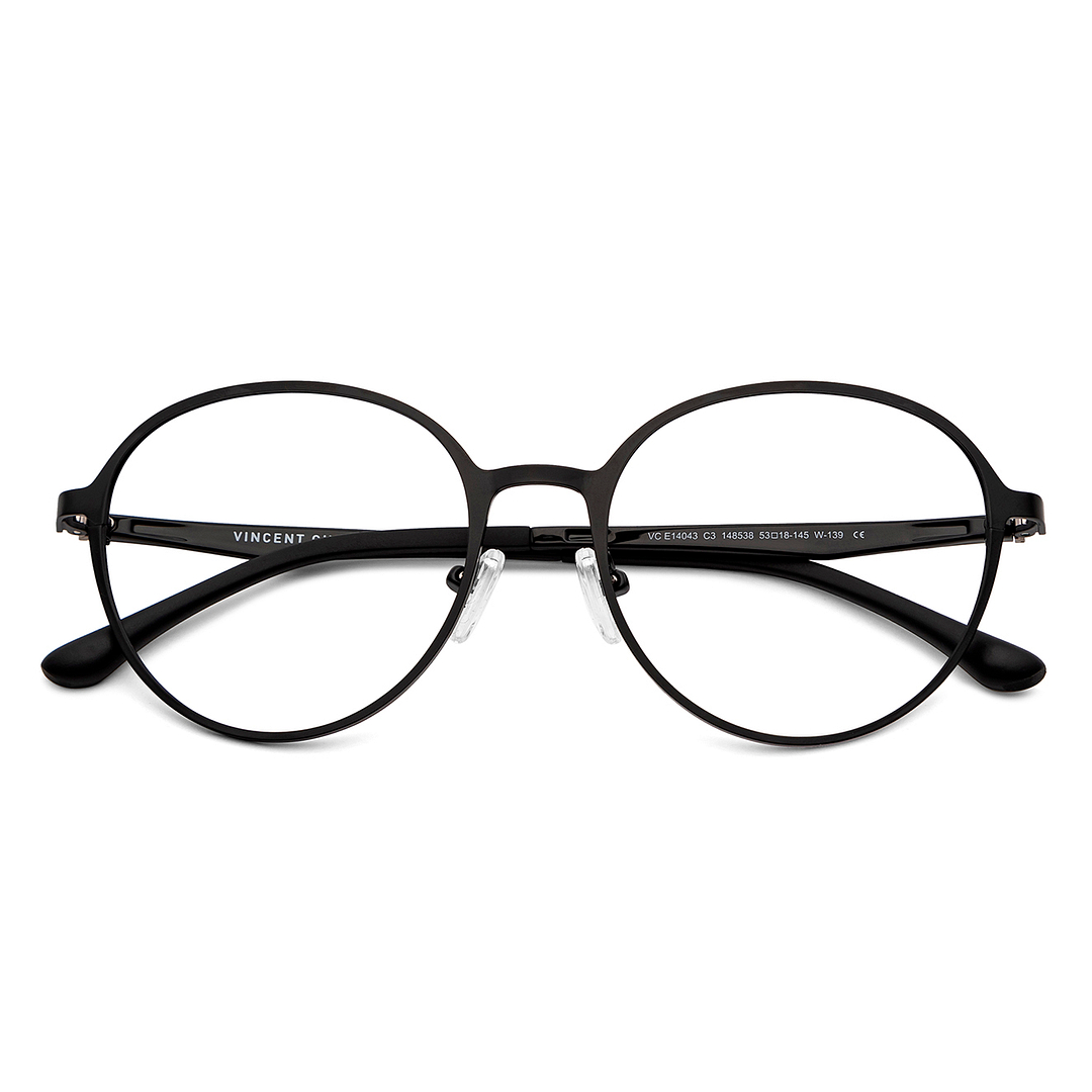 Vincent Chase Online Black Full Rim Round left side