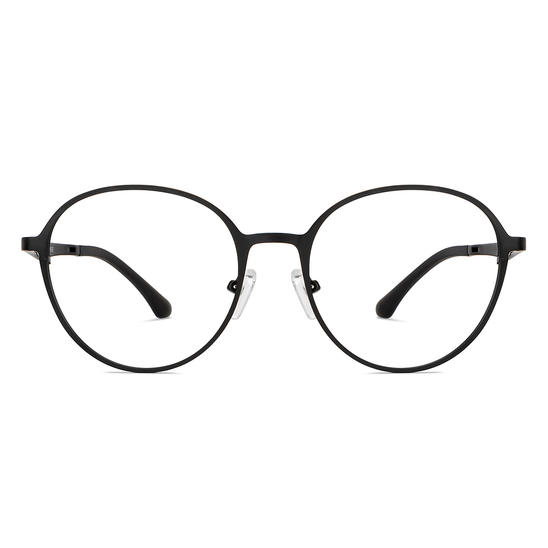 Vincent Chase Online Black Full Rim Round left side