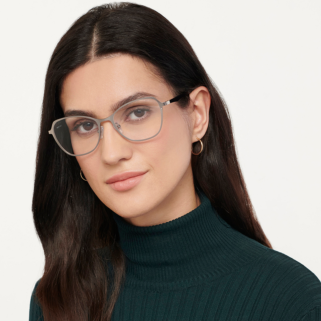 Vincent Chase Online Mid Gunmetal Full Rim Cat Eye right side