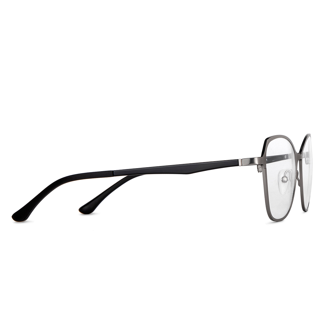 Vincent Chase Online Mid Gunmetal Full Rim Cat Eye left side