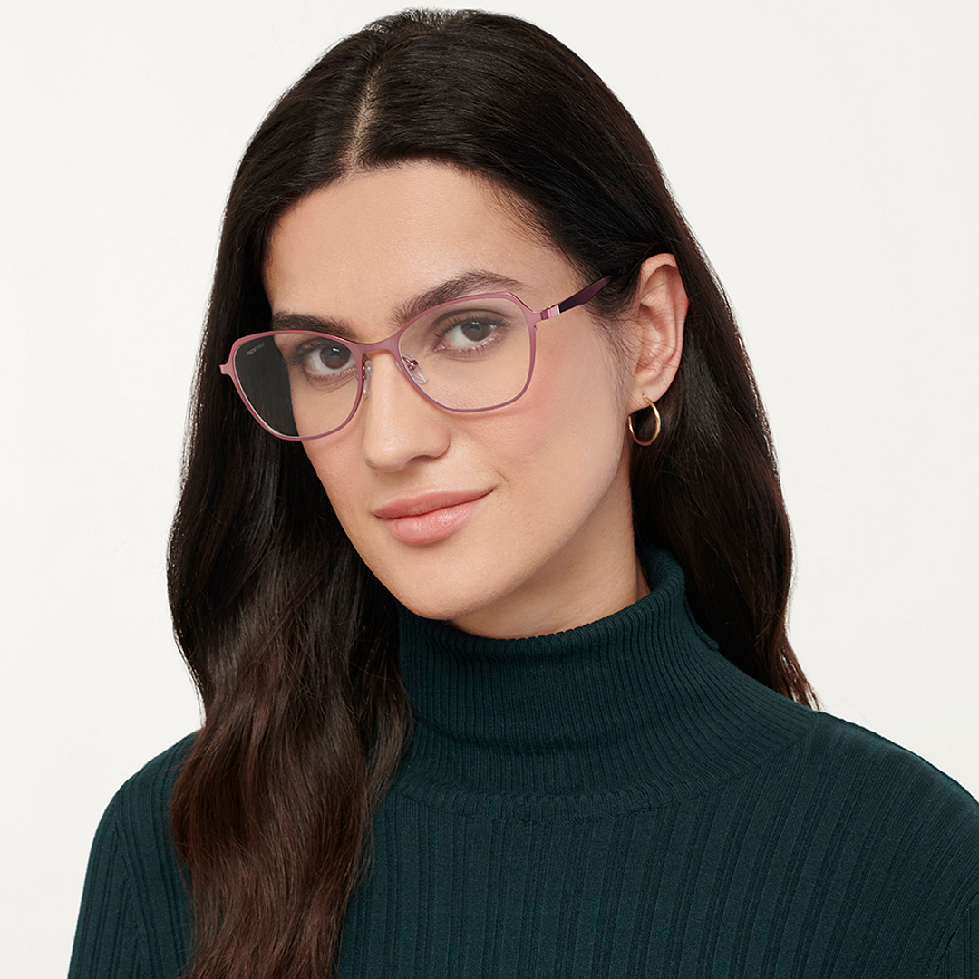 Vincent Chase Online Purple Full Rim Cat Eye right side