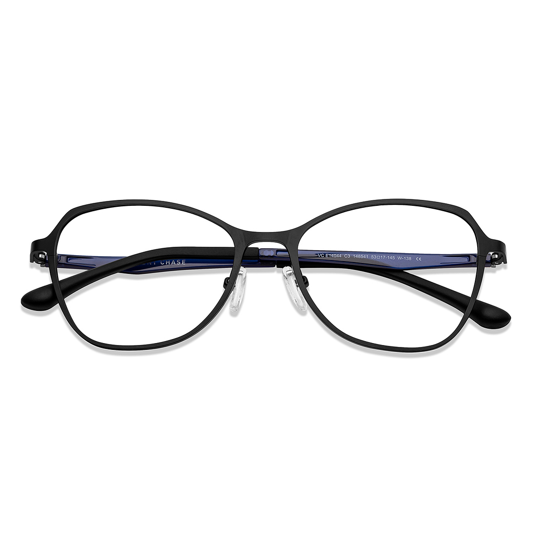 Vincent Chase Online Black Full Rim Cat Eye left side