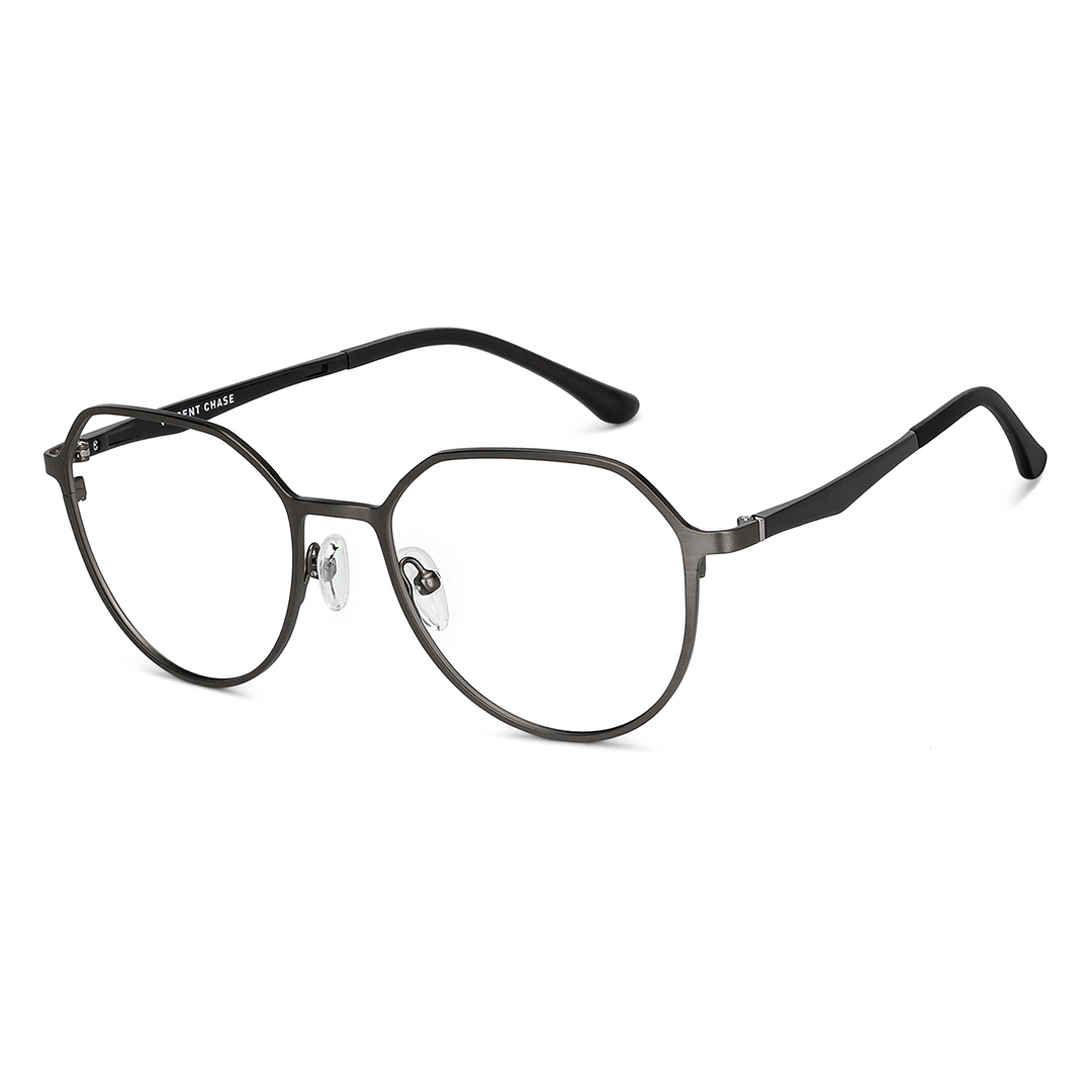 Vincent Chase Online Mid Gunmetal Full Rim Geometric left side