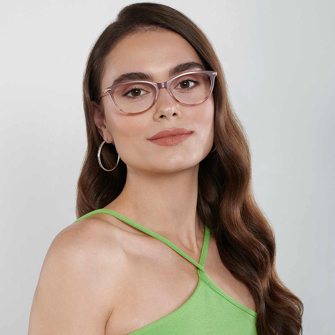 Vincent Chase Red Full Rim Cat Eye right side