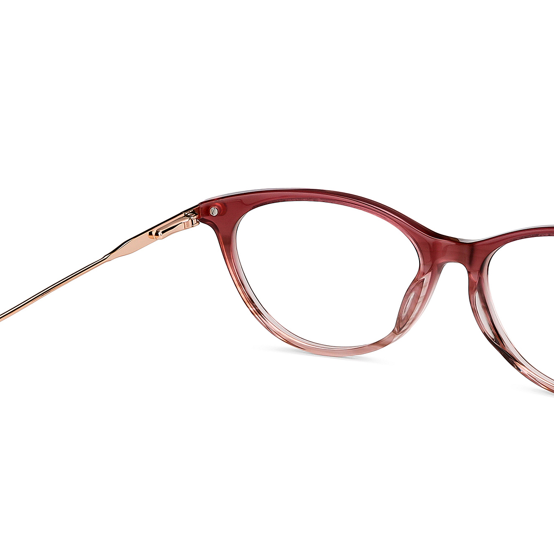 Vincent Chase Red Full Rim Cat Eye right side