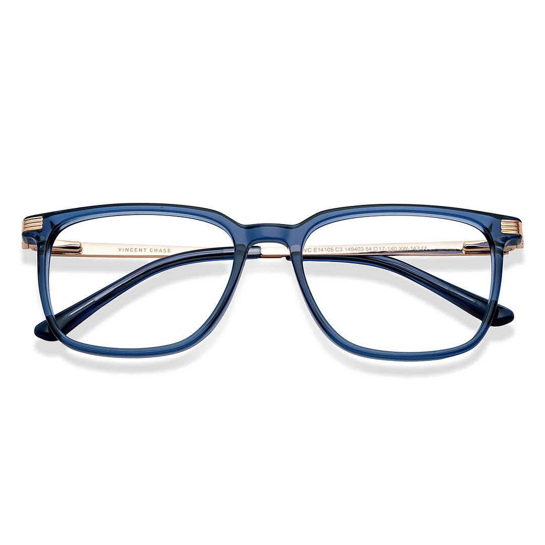 Vincent Chase Online Blue Transparent Full Rim Square left side
