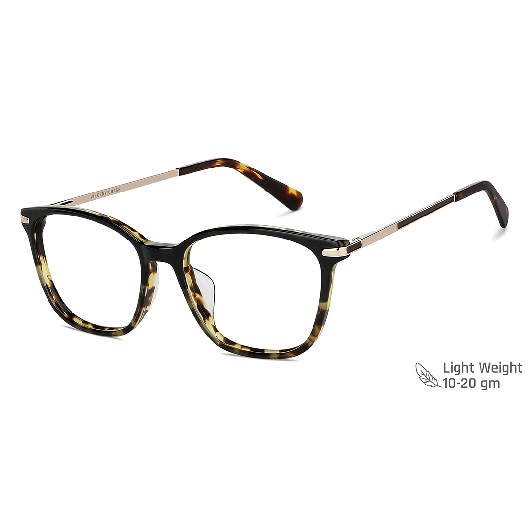 Vincent Chase Online Tortoise Full Rim Cat Eye left side