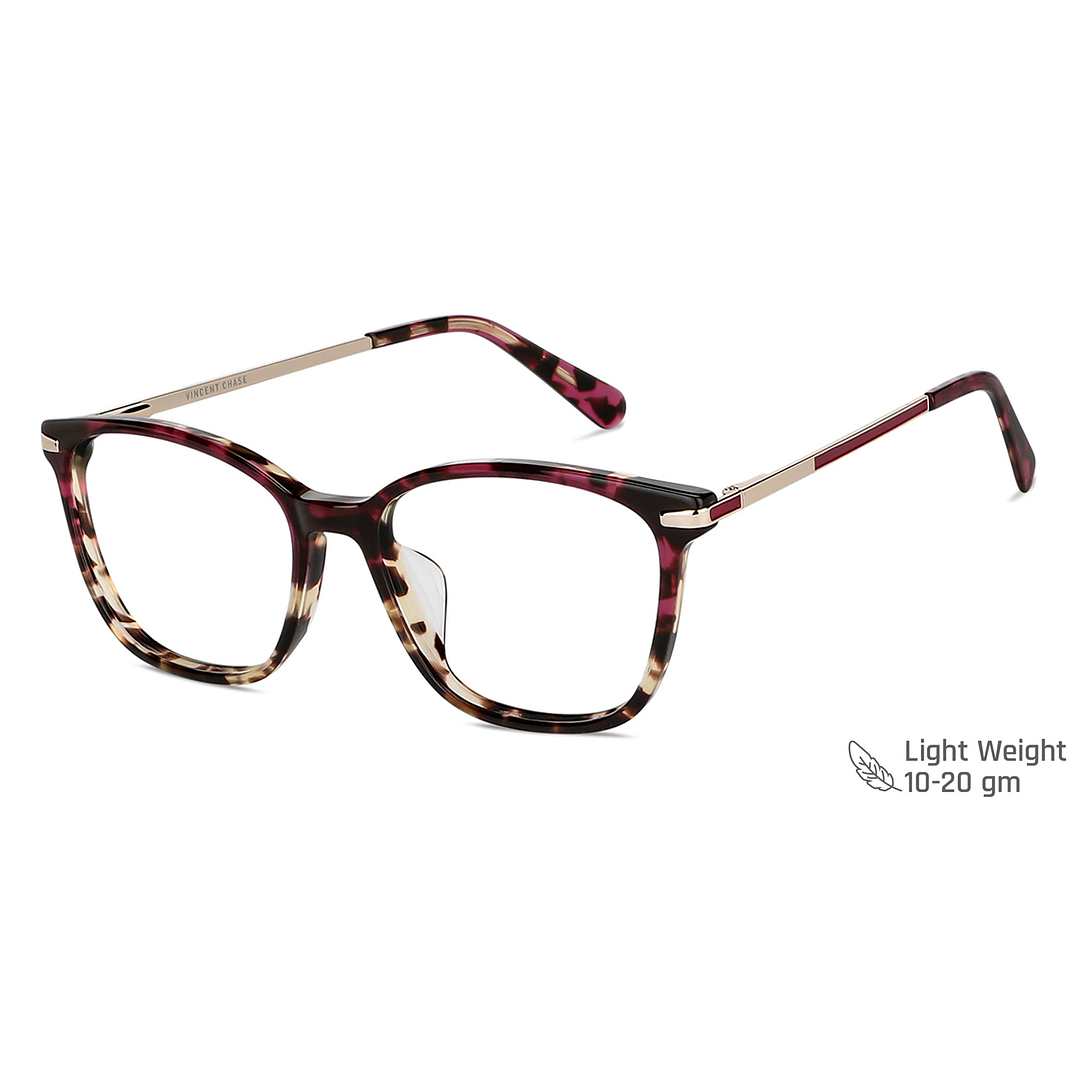 Vincent Chase Online Tortoise Full Rim Cat Eye left side