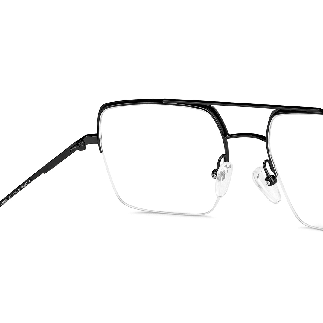 Vincent Chase Online Sky Blue Half Rim Square right side